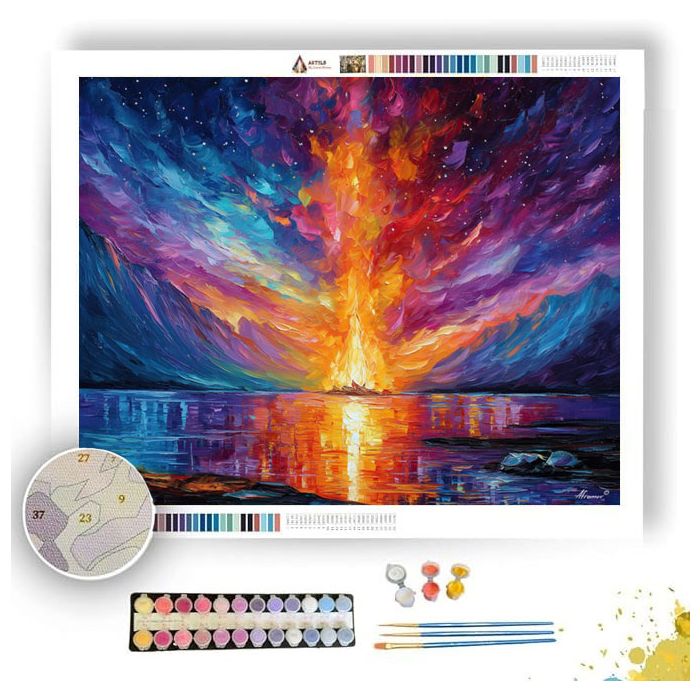 SACRED FLAME - Paint by Numbers Full Kit