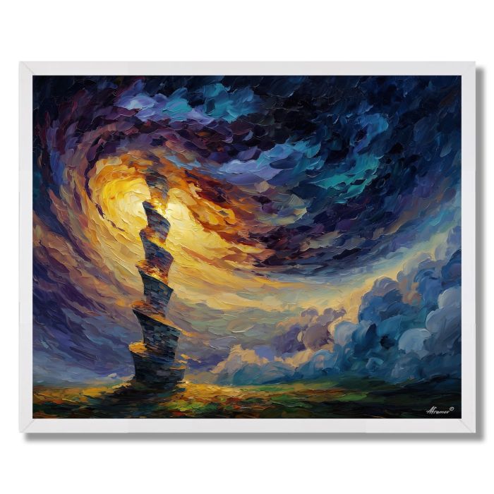 TWISTED OBELISK - FRAMED