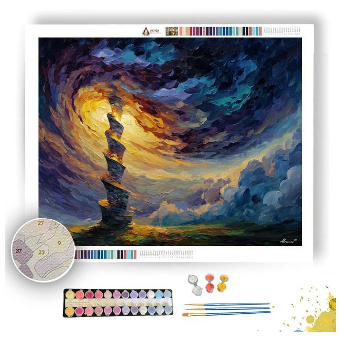 TWISTED OBELISK - Paint by Numbers Full Kit