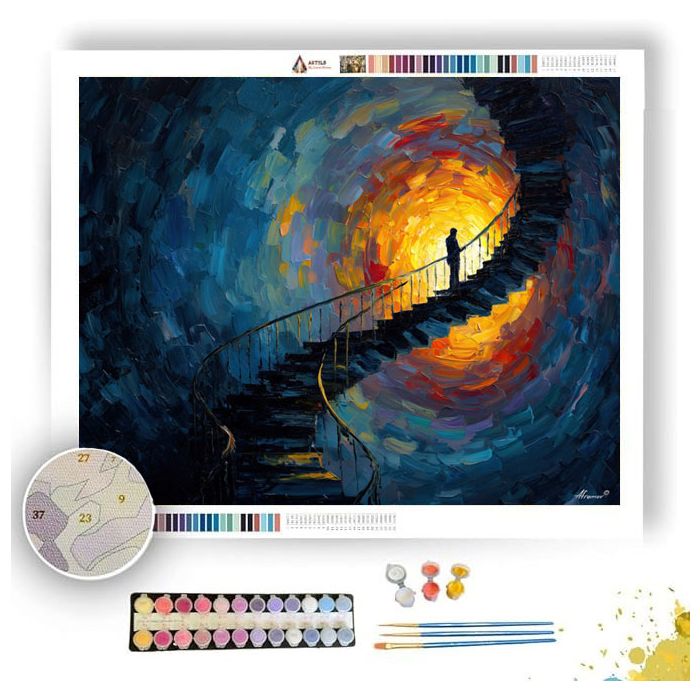 LONELY SPIRAL - Paint by Numbers Full Kit
