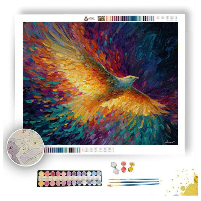 SILENT FLIGHT - Paint by Numbers Full Kit