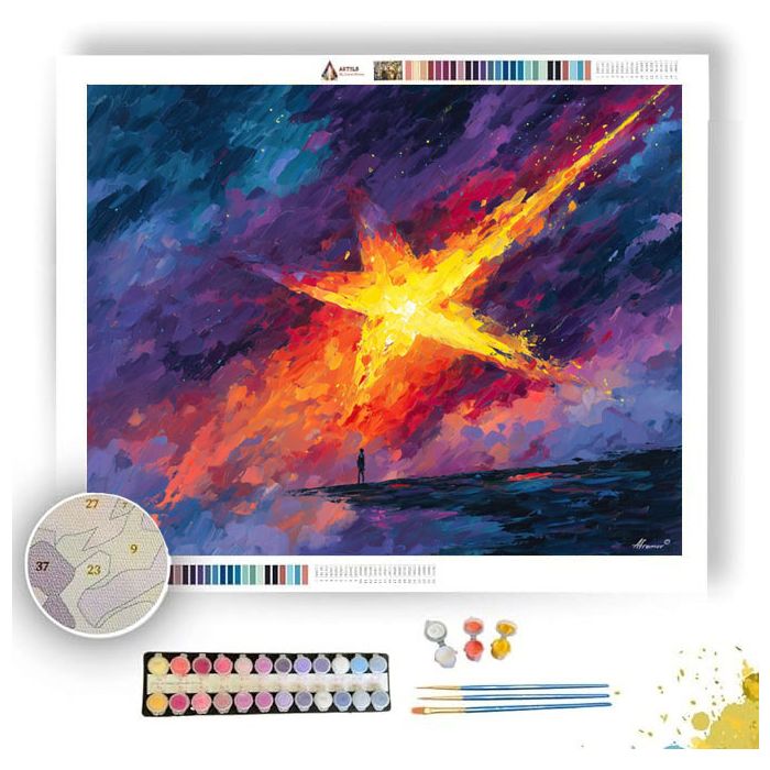 WOUNDED STAR - Paint by Numbers Full Kit