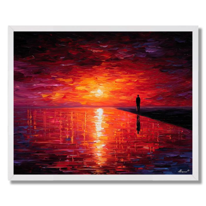 CRIMSON SHADOW - FRAMED