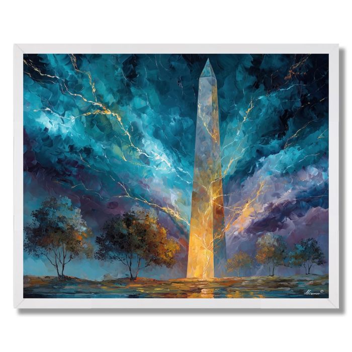 SURREAL OBELISK - FRAMED