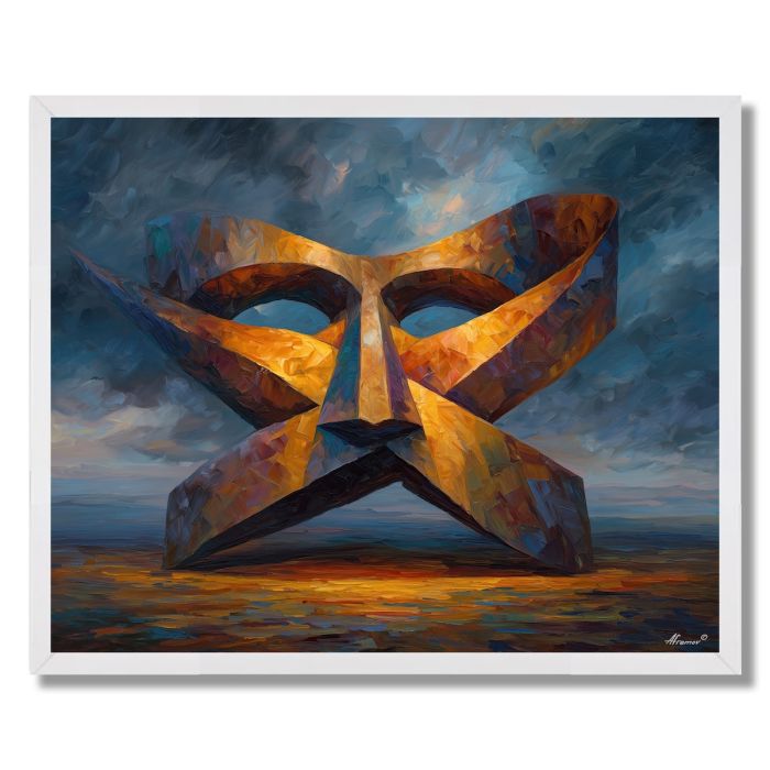 TWISTED MASK - FRAMED