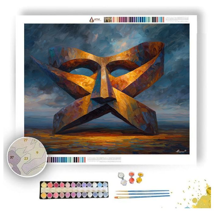TWISTED MASK - Paint by Numbers Full Kit