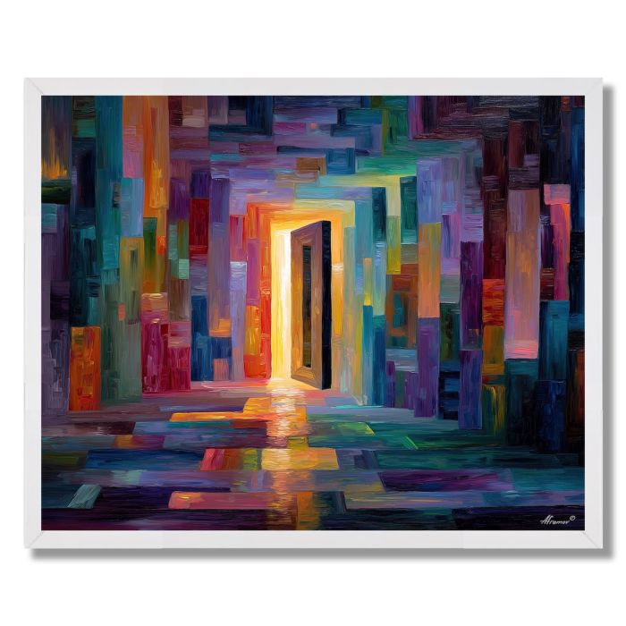 SURREAL MAZE - FRAMED