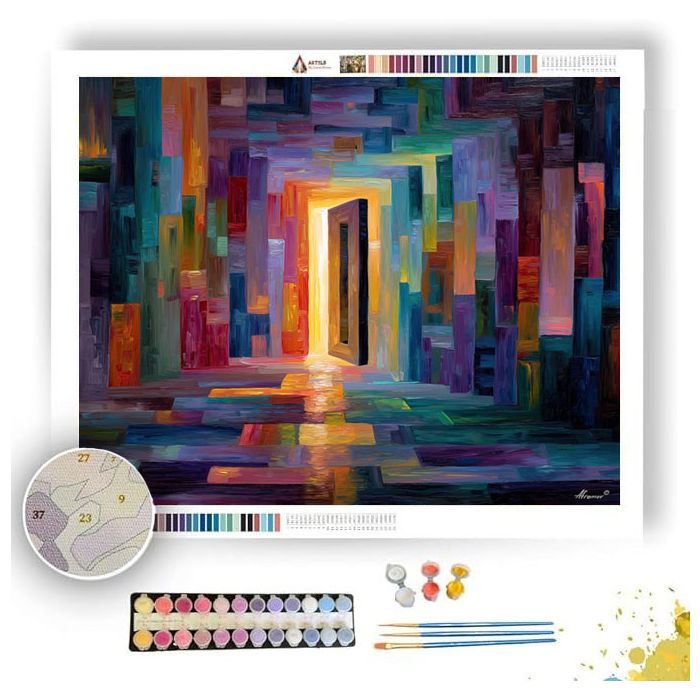 SURREAL MAZE - Paint by Numbers Full Kit