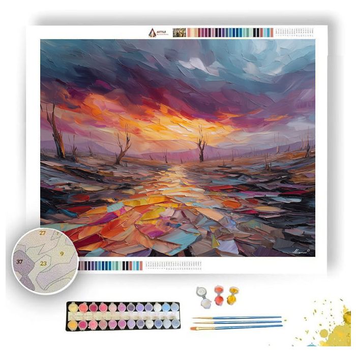 WOUNDED CRYSTAL - Paint by Numbers Full Kit