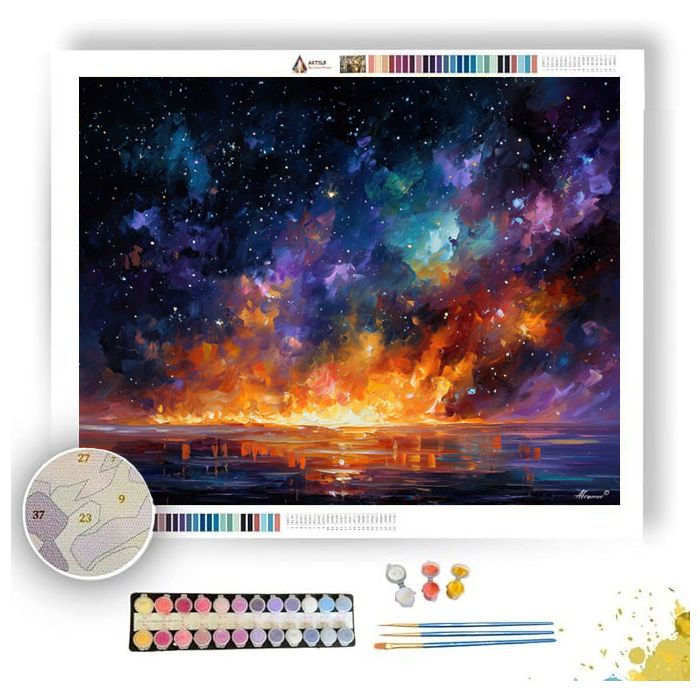 COSMIC FLAME 2 - Paint by Numbers Full Kit
