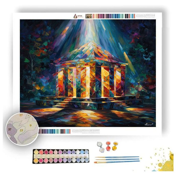 PRISMATIC TEMPLE - Paint by Numbers Full Kit