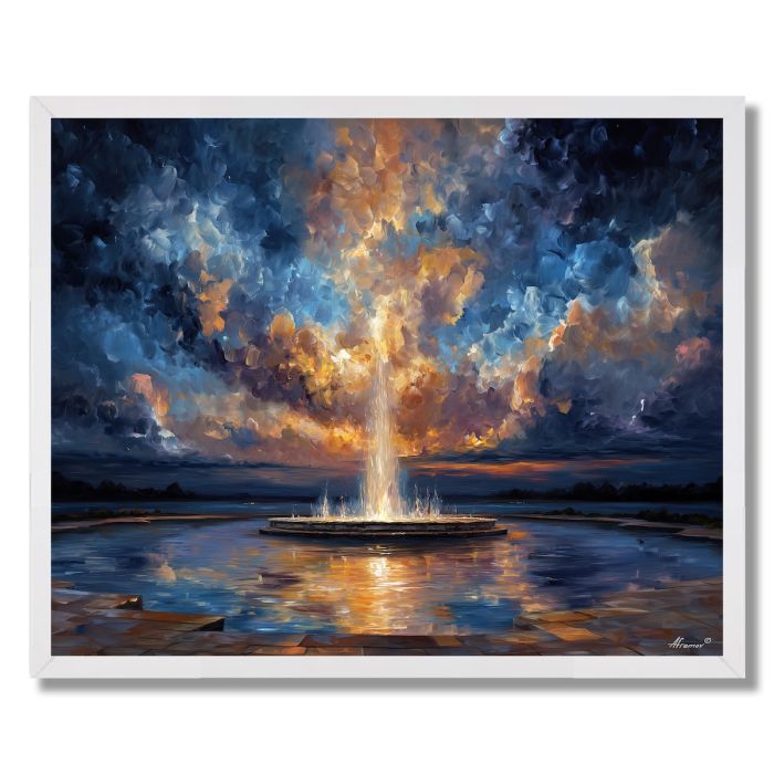 SURREAL FOUNTAIN - FRAMED