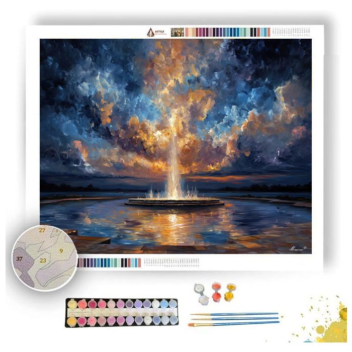 SURREAL FOUNTAIN - Paint by Numbers Full Kit