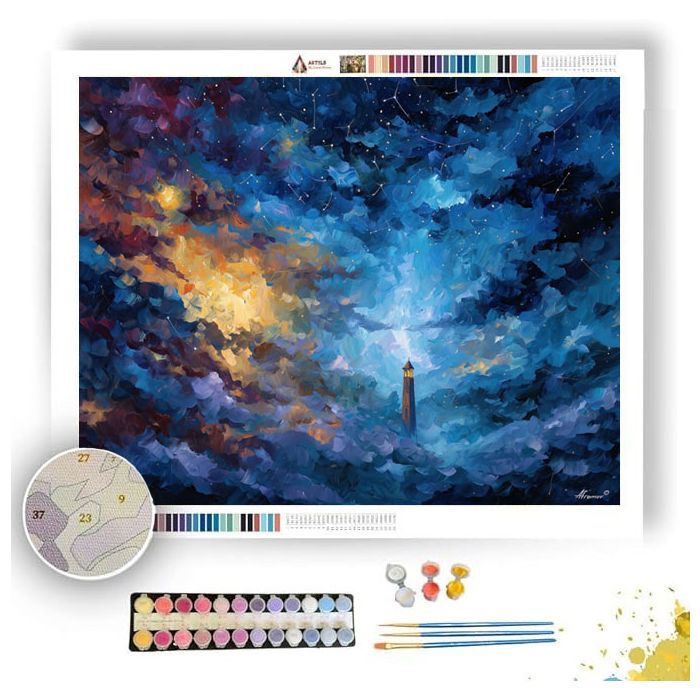 COSMIC TOWER - Paint by Numbers Full Kit