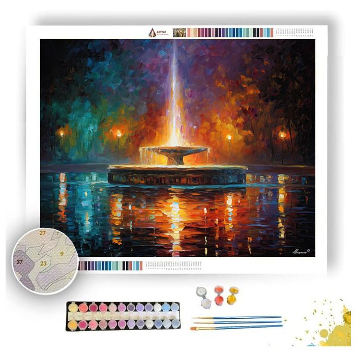 HOLLOW FOUNTAIN - Paint by Numbers Full Kit