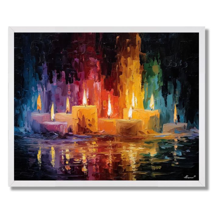 SHATTERED CANDLE - FRAMED