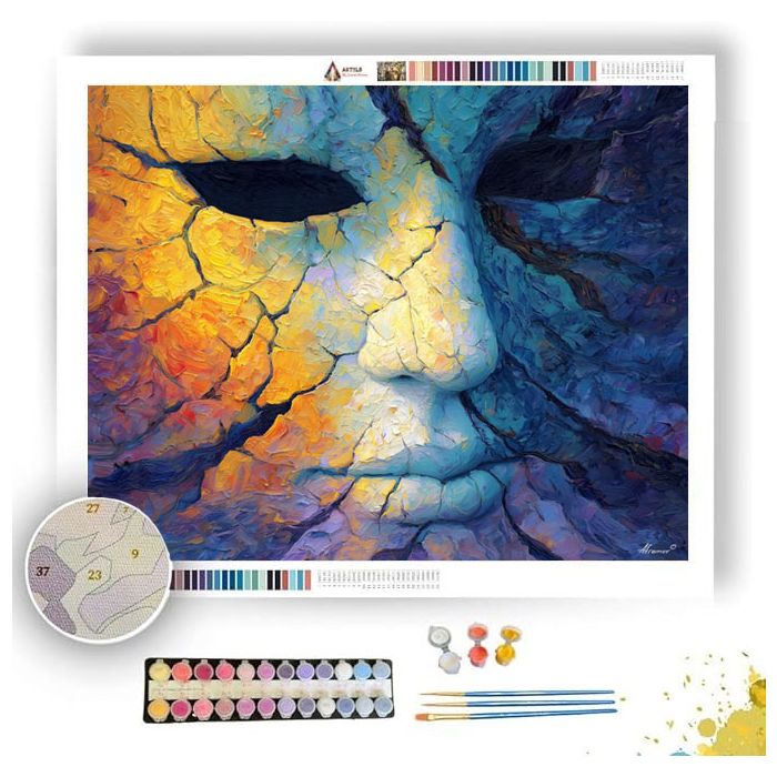 WOUNDED MASK - Paint by Numbers Full Kit