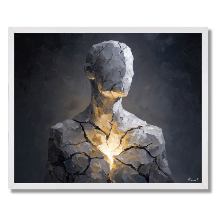 HOLLOW STATUE - FRAMED