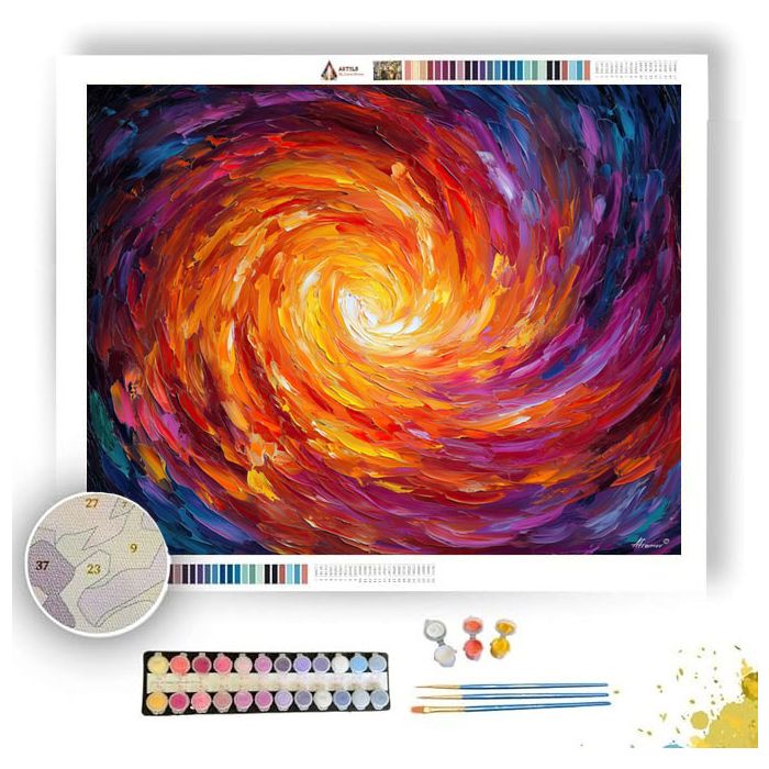 TWISTED FLAME - Paint by Numbers Full Kit