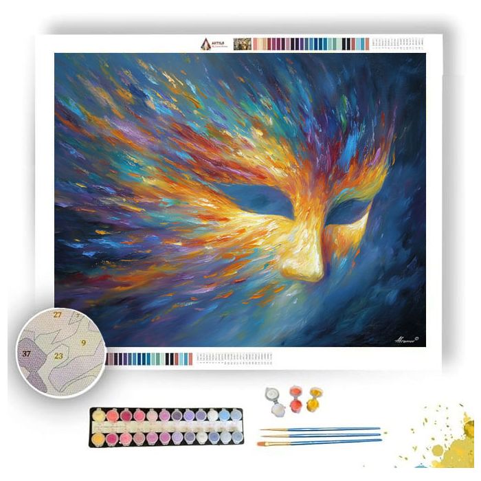 RADIANT MASK - Paint by Numbers Full Kit