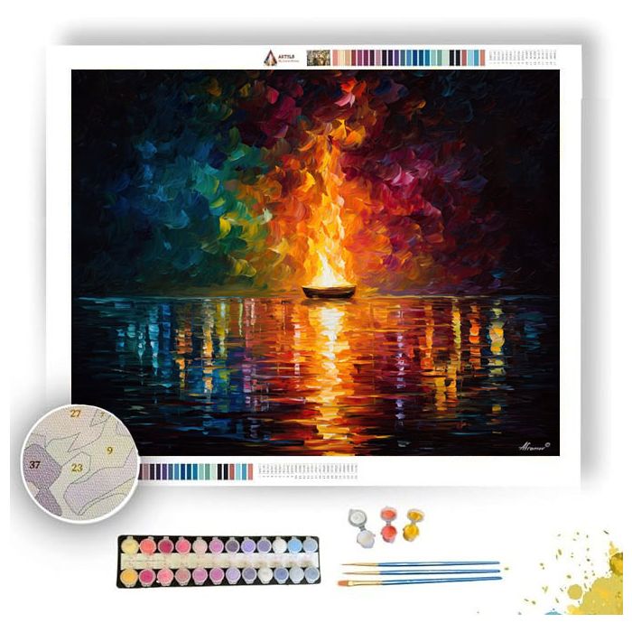 DREAMING FLAME - Paint by Numbers Full Kit
