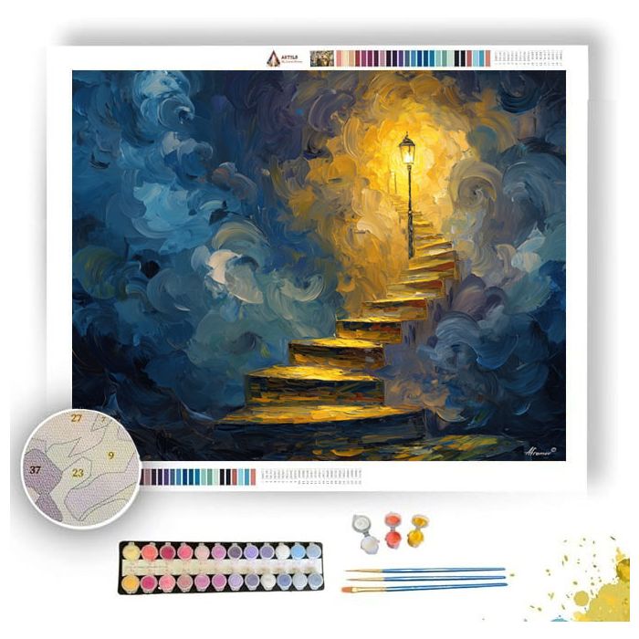 GOLDEN SPIRAL - Paint by Numbers Full Kit