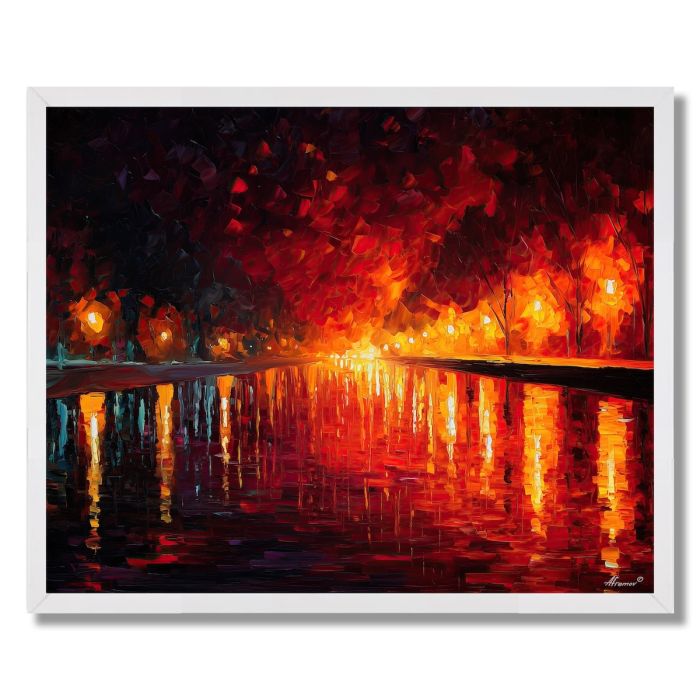 CRIMSON MIRROR - FRAMED