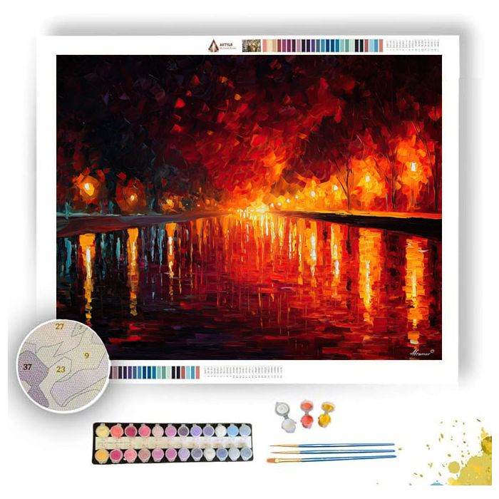 CRIMSON MIRROR - Paint by Numbers Full Kit