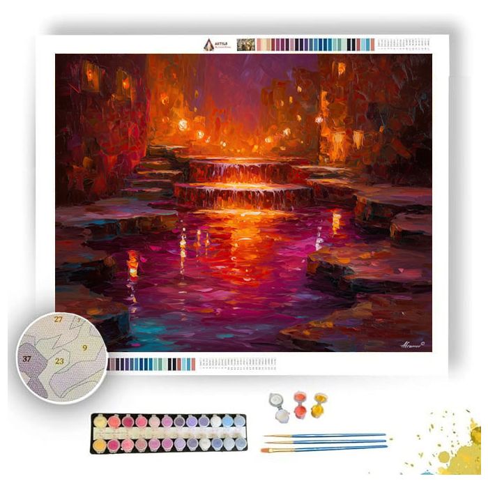 WOUNDED FOUNTAIN - Paint by Numbers Full Kit