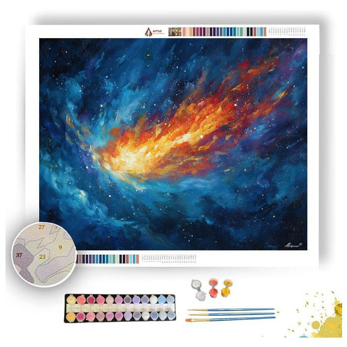 COSMIC FLAME - Paint by Numbers Full Kit