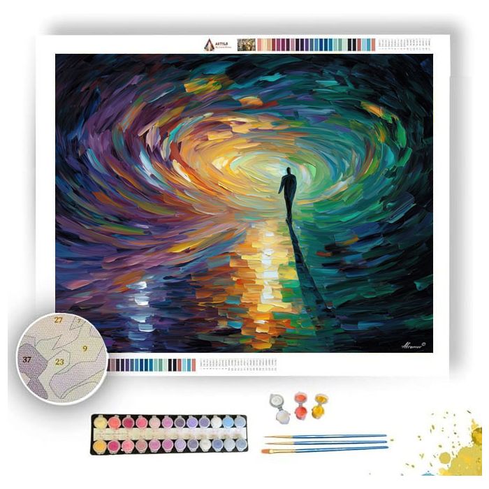 TWISTED SHADOW - Paint by Numbers Full Kit