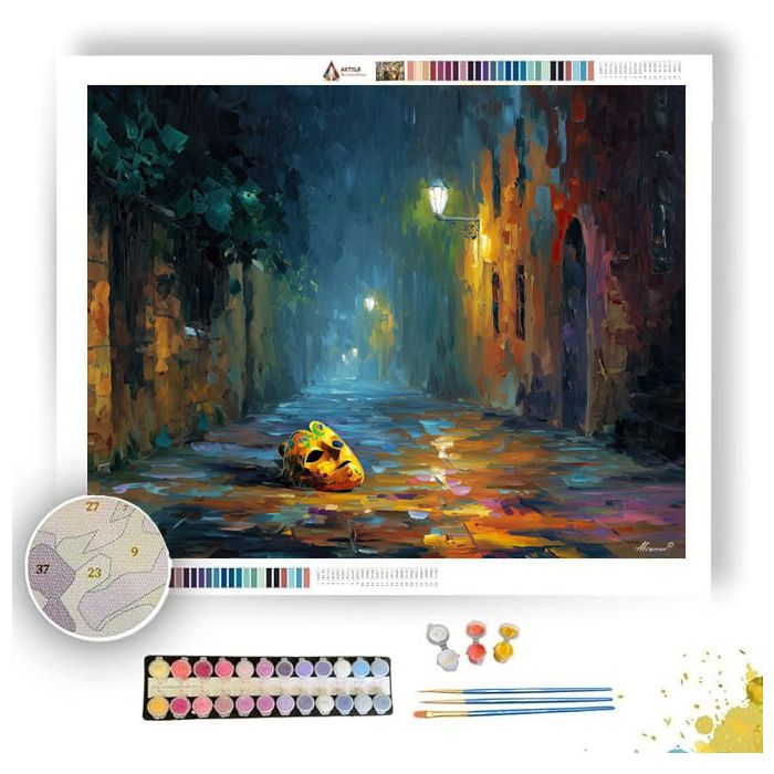 LONELY MASK - Paint by Numbers Full Kit