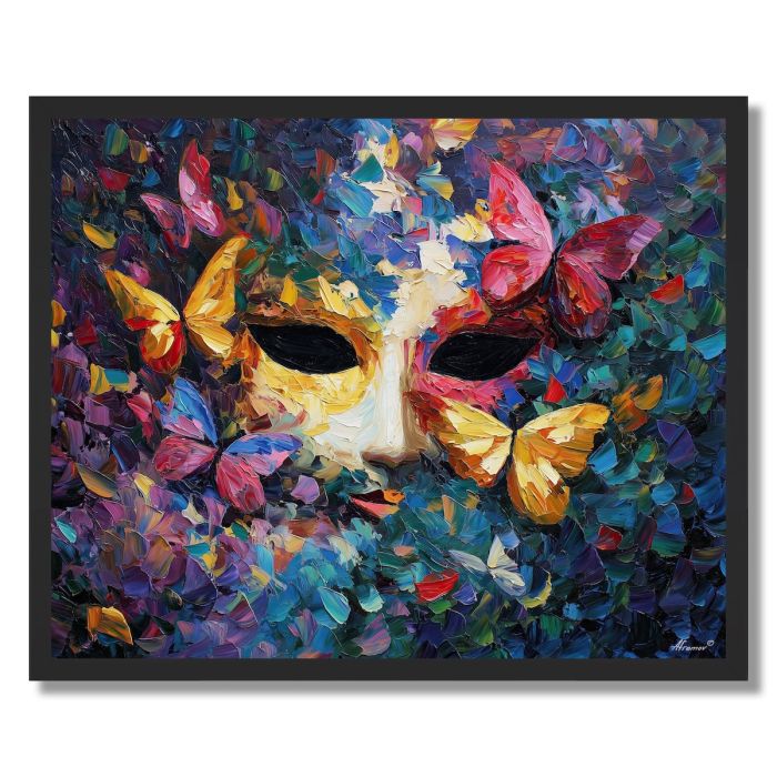 SURREAL MASK - FRAMED