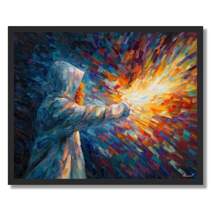 PRISMATIC FLAME - FRAMED