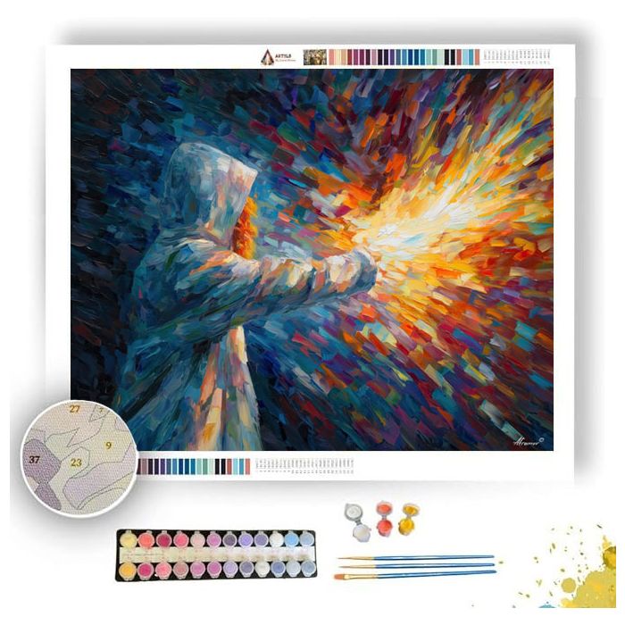 PRISMATIC FLAME - Paint by Numbers Full Kit