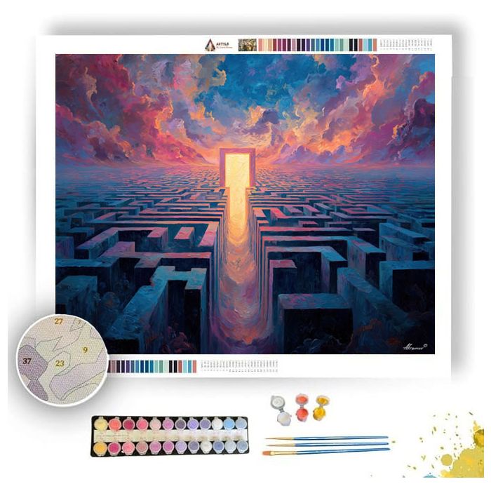 ENDLESS LABYRINTH - Paint by Numbers Full Kit