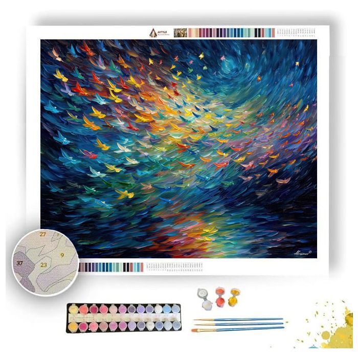 COSMIC FLIGHT - Paint by Numbers Full Kit