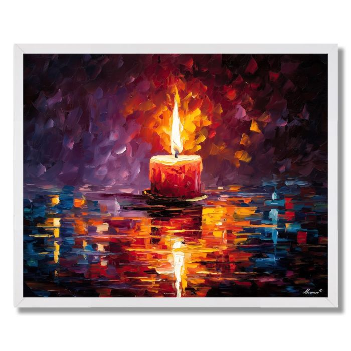 WOUNDED FLAME - FRAMED