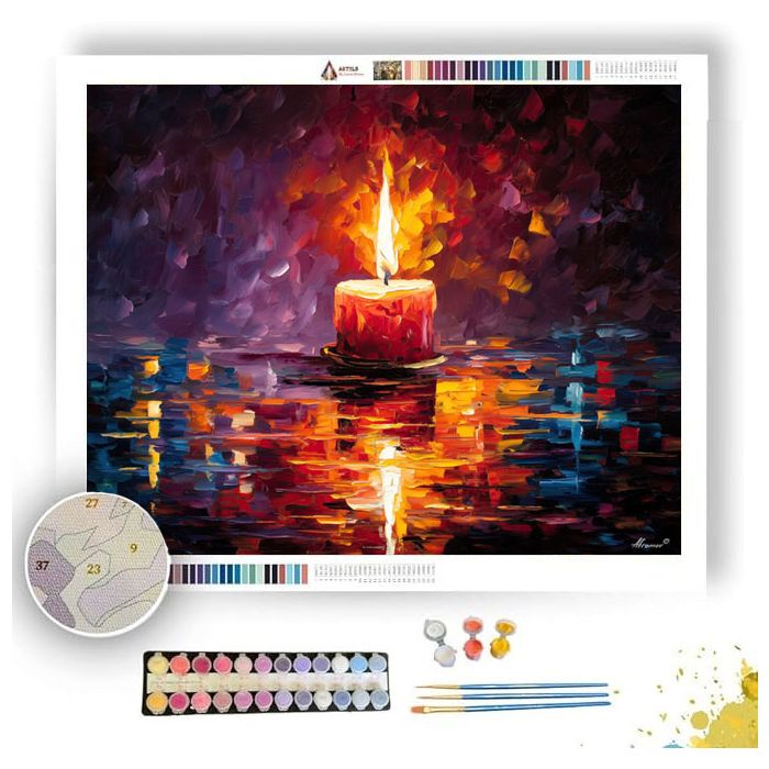 WOUNDED FLAME - Paint by Numbers Full Kit