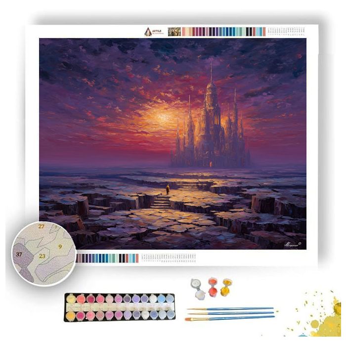 RADIANT TEMPLE - Paint by Numbers Full Kit