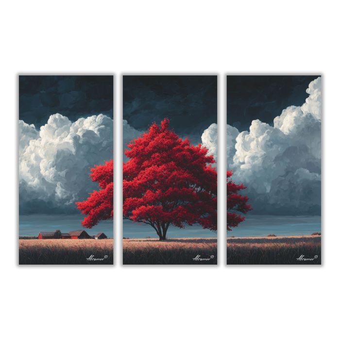 CRIMSON TREE - SET OF 3