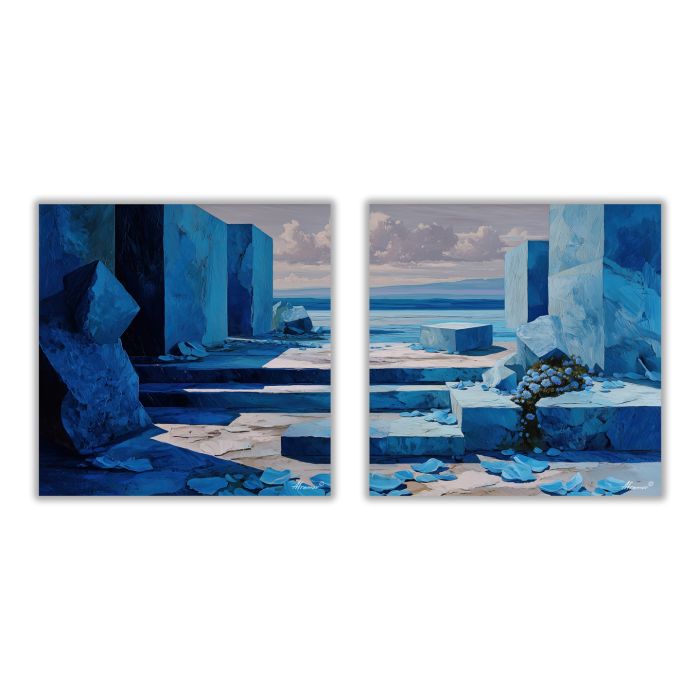 AZURE PATH - SET OF 2