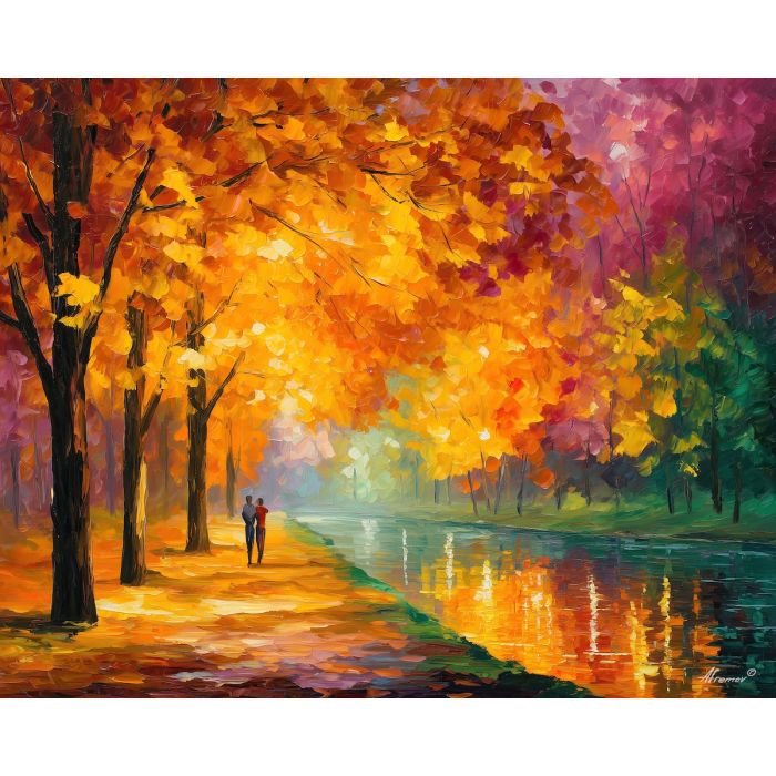 GOLDEN AUTUMN WALKWAY