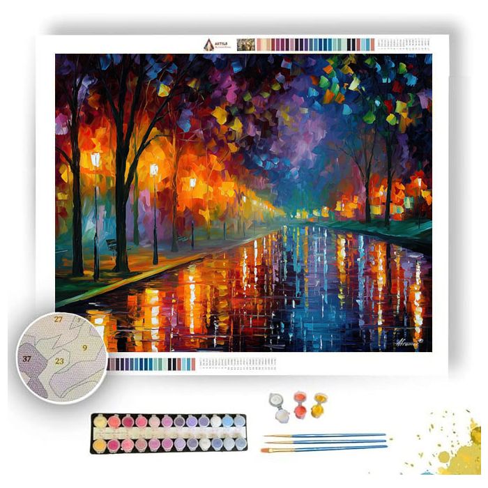 REFLECTION BOULEVARD - Paint by Numbers Full Kit