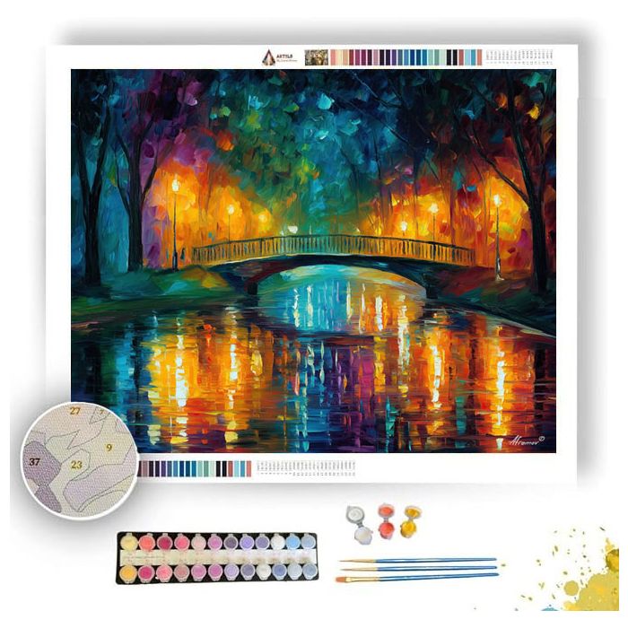 GOLDEN BRIDGE WALKWAY - Paint by Numbers Full Kit