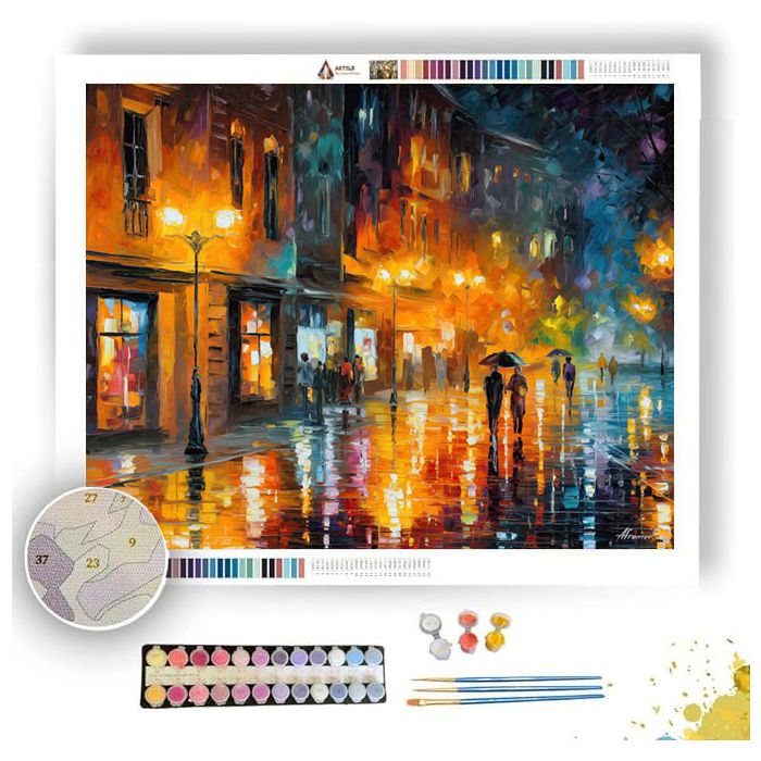 HARMONY IN THE RAIN - Paint by Numbers Full Kit