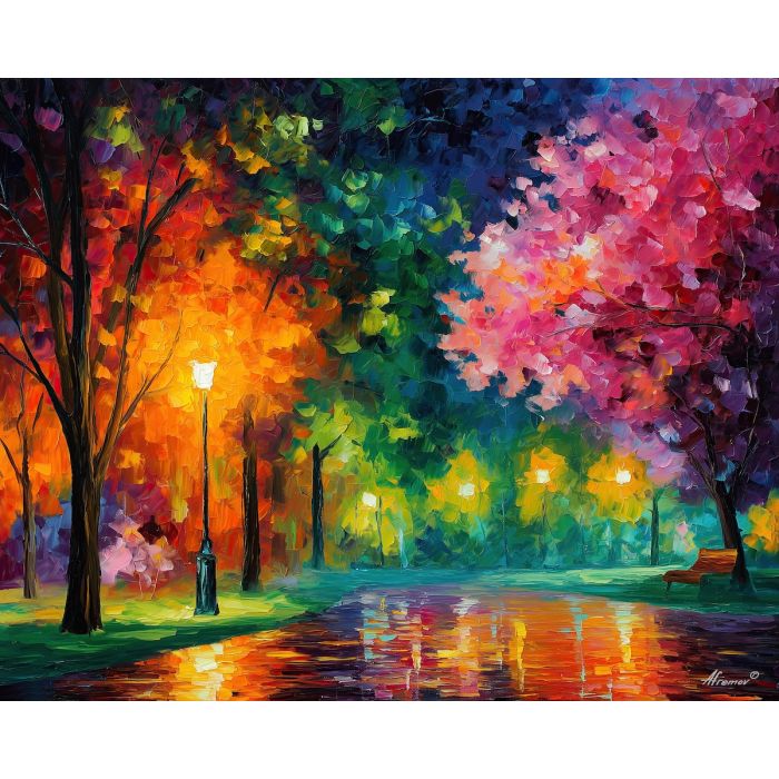 COLORFUL SUNSET GARDEN