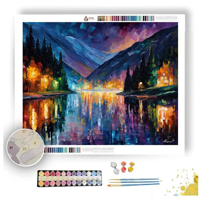 RAINBOW VALLEY LIGHTS - Paint by Numbers Full Kit