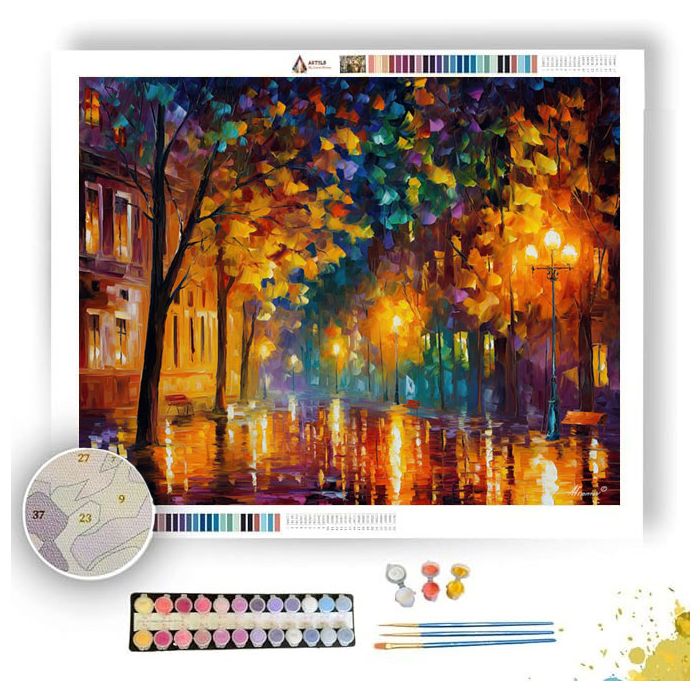 AUTUMN RADIANCE LANE - Paint by Numbers Full Kit