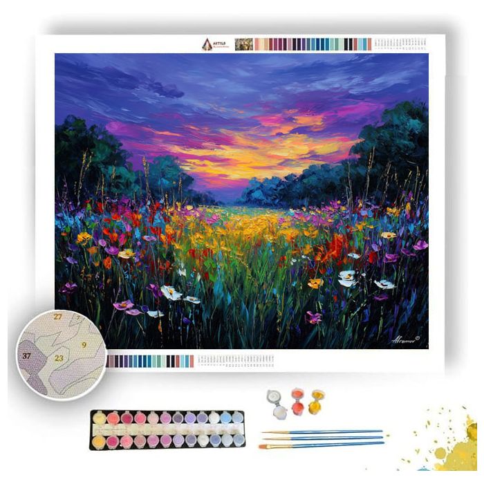 TWILIGHT MEADOW SONG - Paint by Numbers Full Kit